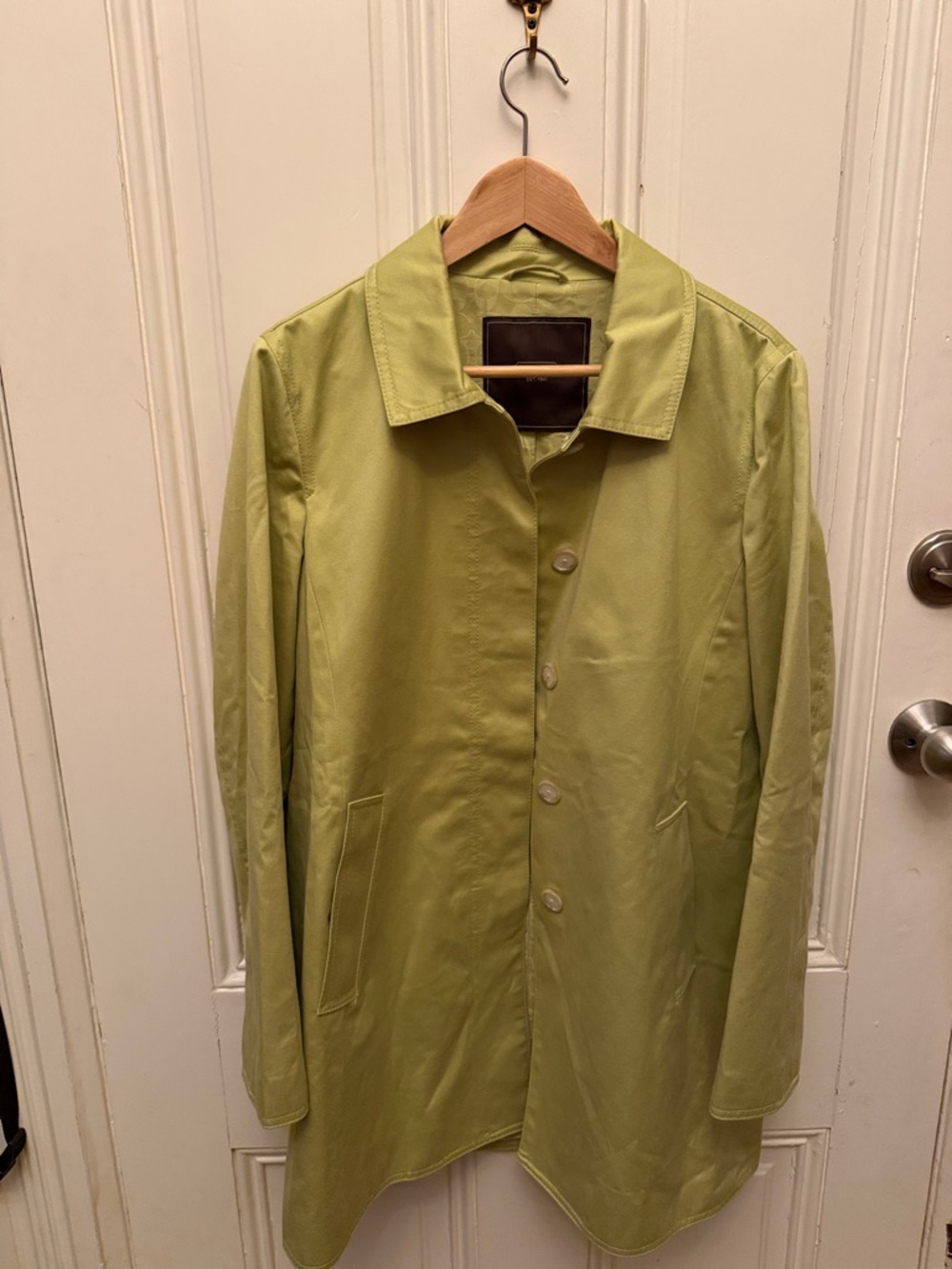 Light Green Women’s Trench Coat